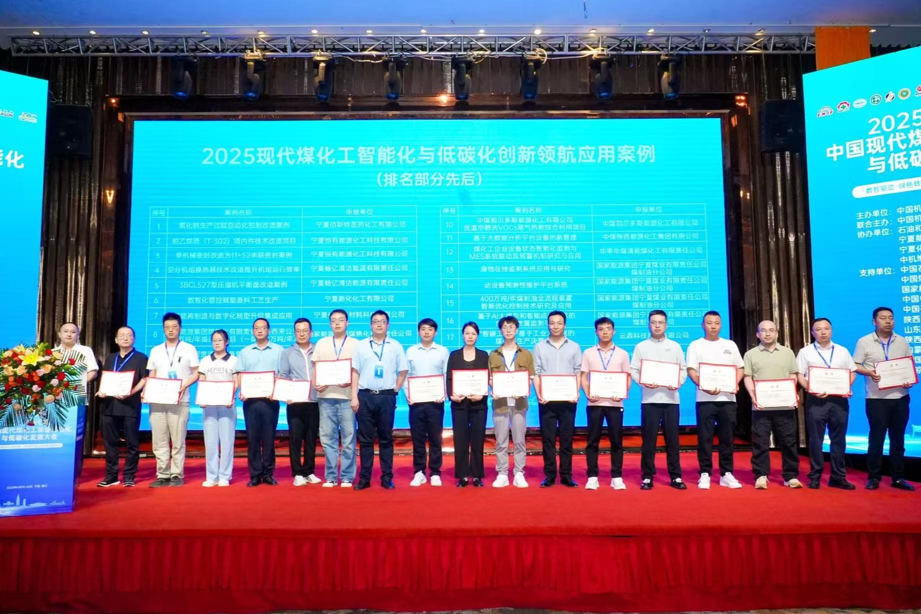 (图片2)工程科技公司:获评“2025年煤化工行业智能化与低碳化创新领航应用案例”并受邀发表主题演讲